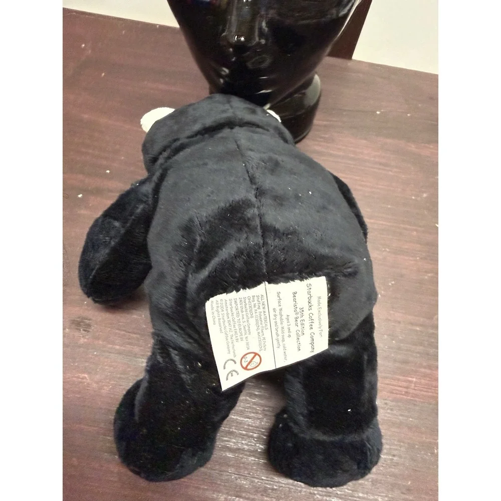 Starbucks Coffee Bearista 2004 Plush Halloween Skeleton Glows